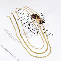 Necklace for Women Gold Necklace Silver Plated Necklace Gold Plated SnakeGold Chain Choker Necklaces Gold Jewelry Gift for Women