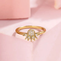 Sun & Moon Ring Set