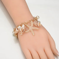 Shell Sea Star Bracelet Vacation