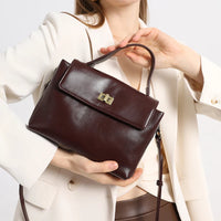 Top Handle Crossbody Bag Oil