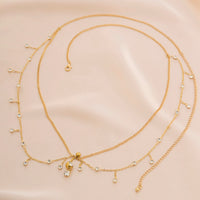 Ingemark Minimalism Multilayer Belly Waist Chain Women Summer Bikini Goth Piercing Navel Nail Body Jewelry Festival Accessories