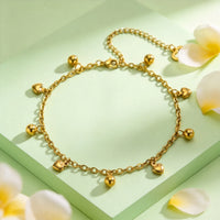 Creative Round Beaded Chain Heart