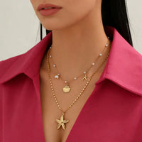 Pendant Necklace Beach Choker Pearl