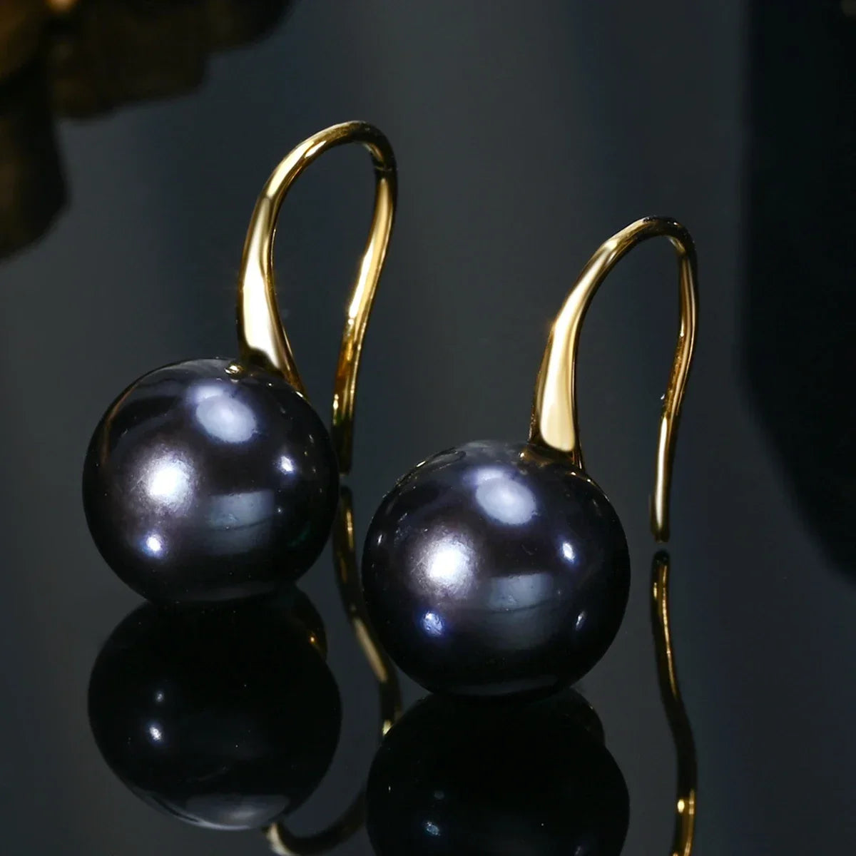 Freshwater Pearl Round Earrings