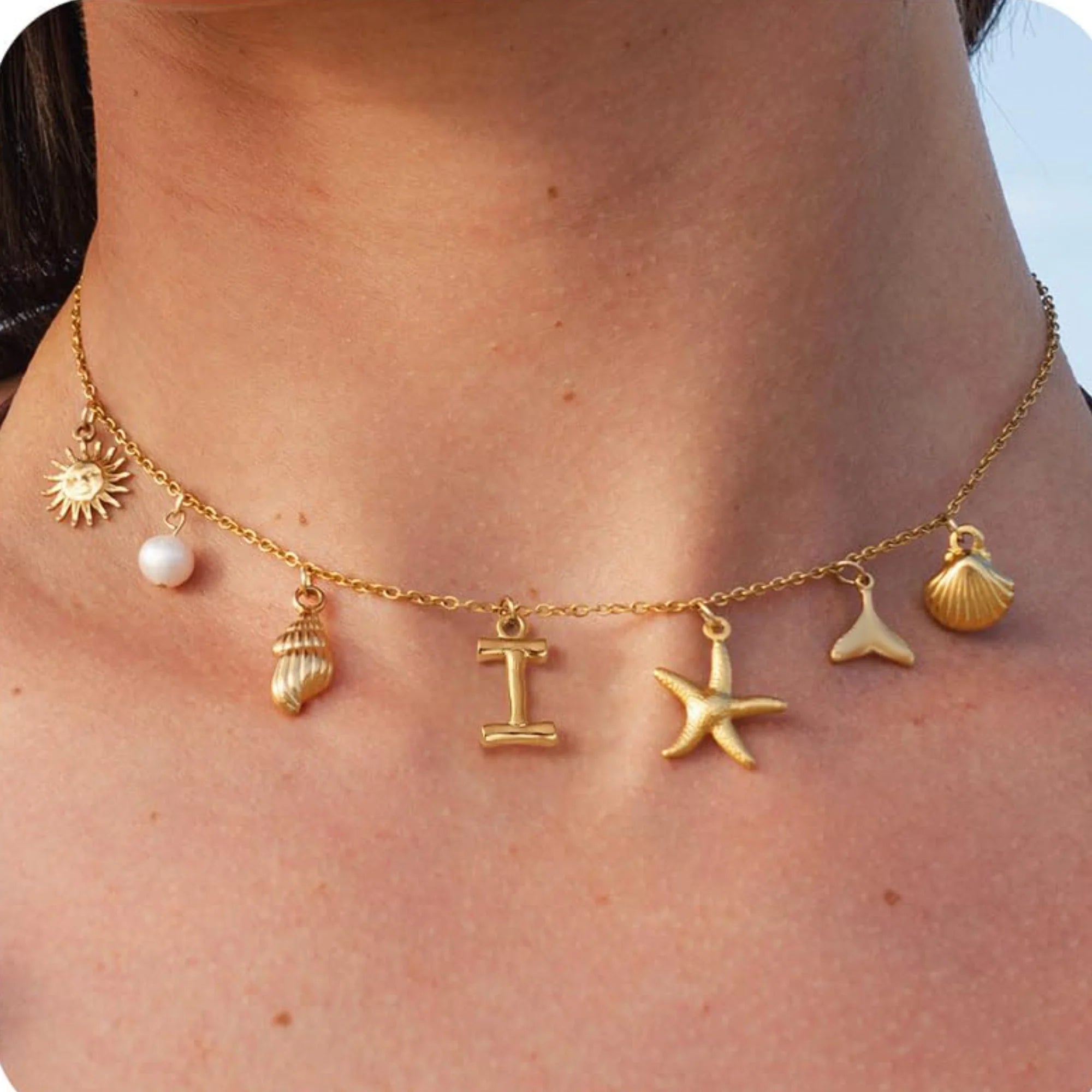 18K Gold-Plated Starfish Necklace