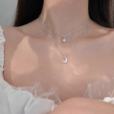 Silver Star Necklace