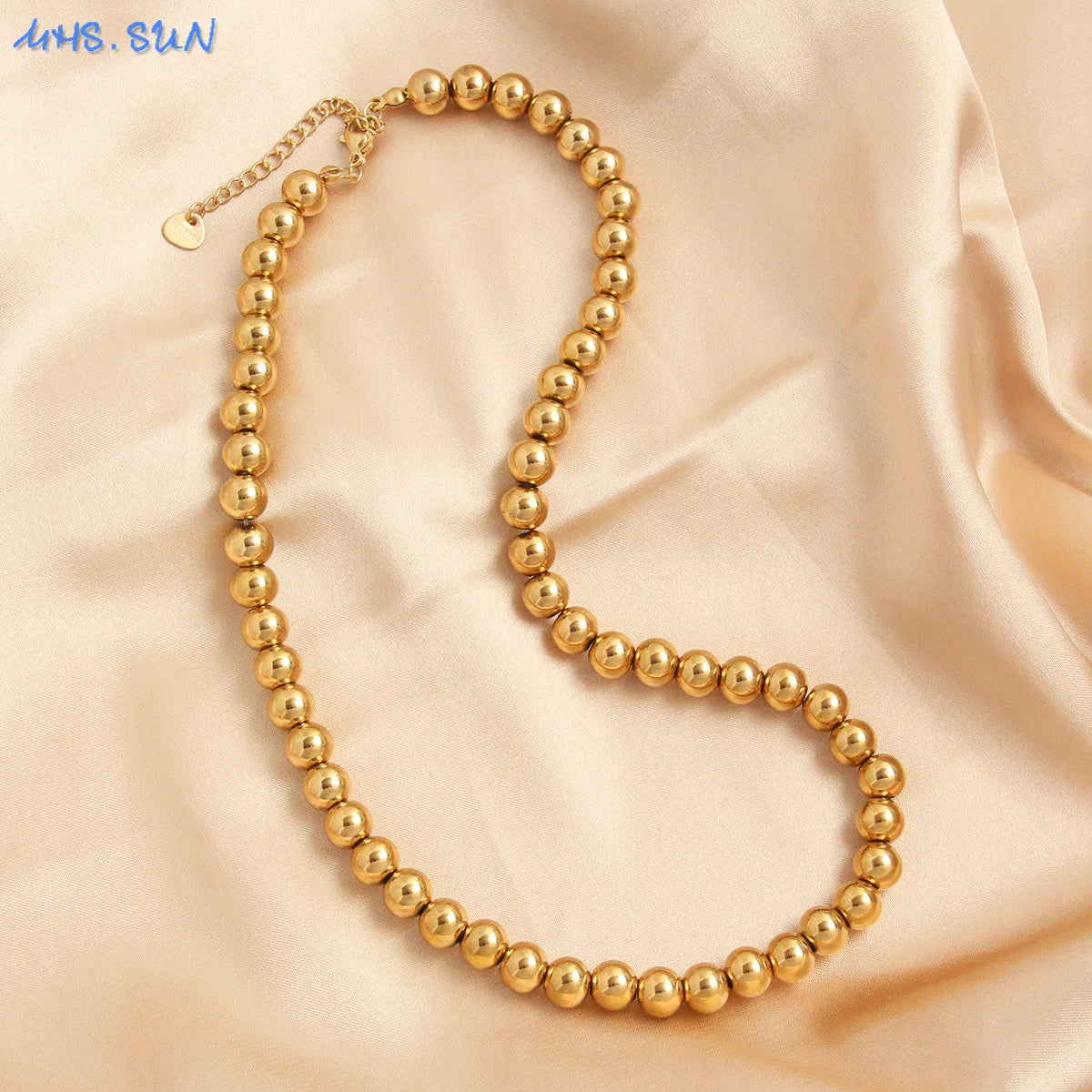 Gold Beaded Necklace