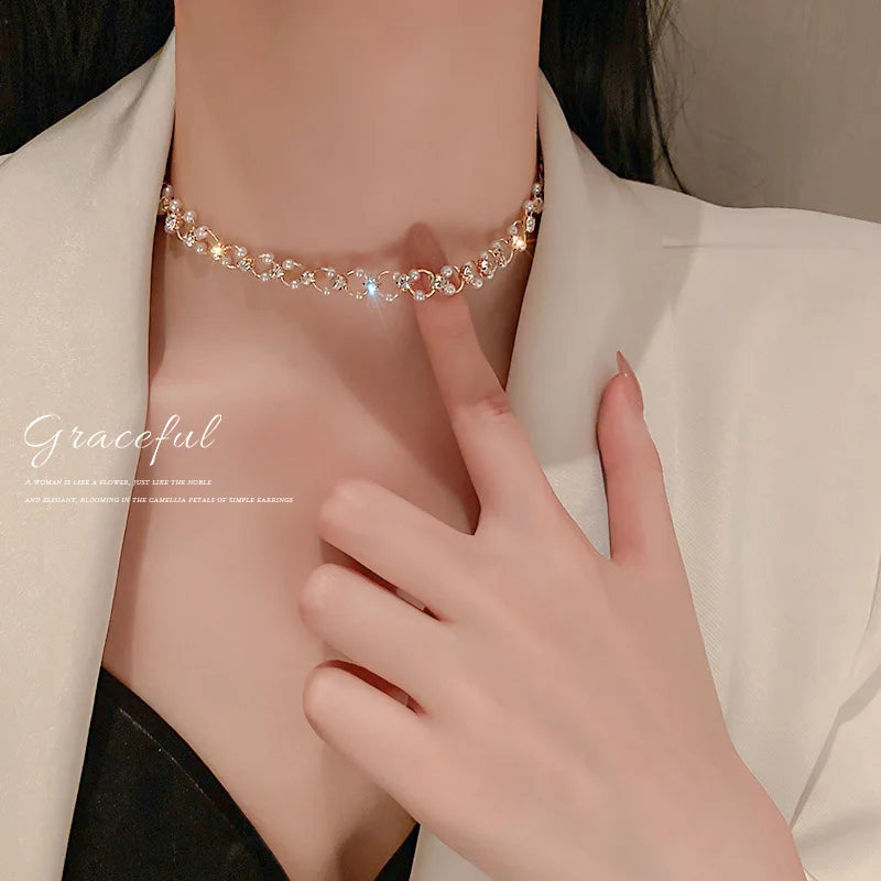 Faux Pearl Necklace