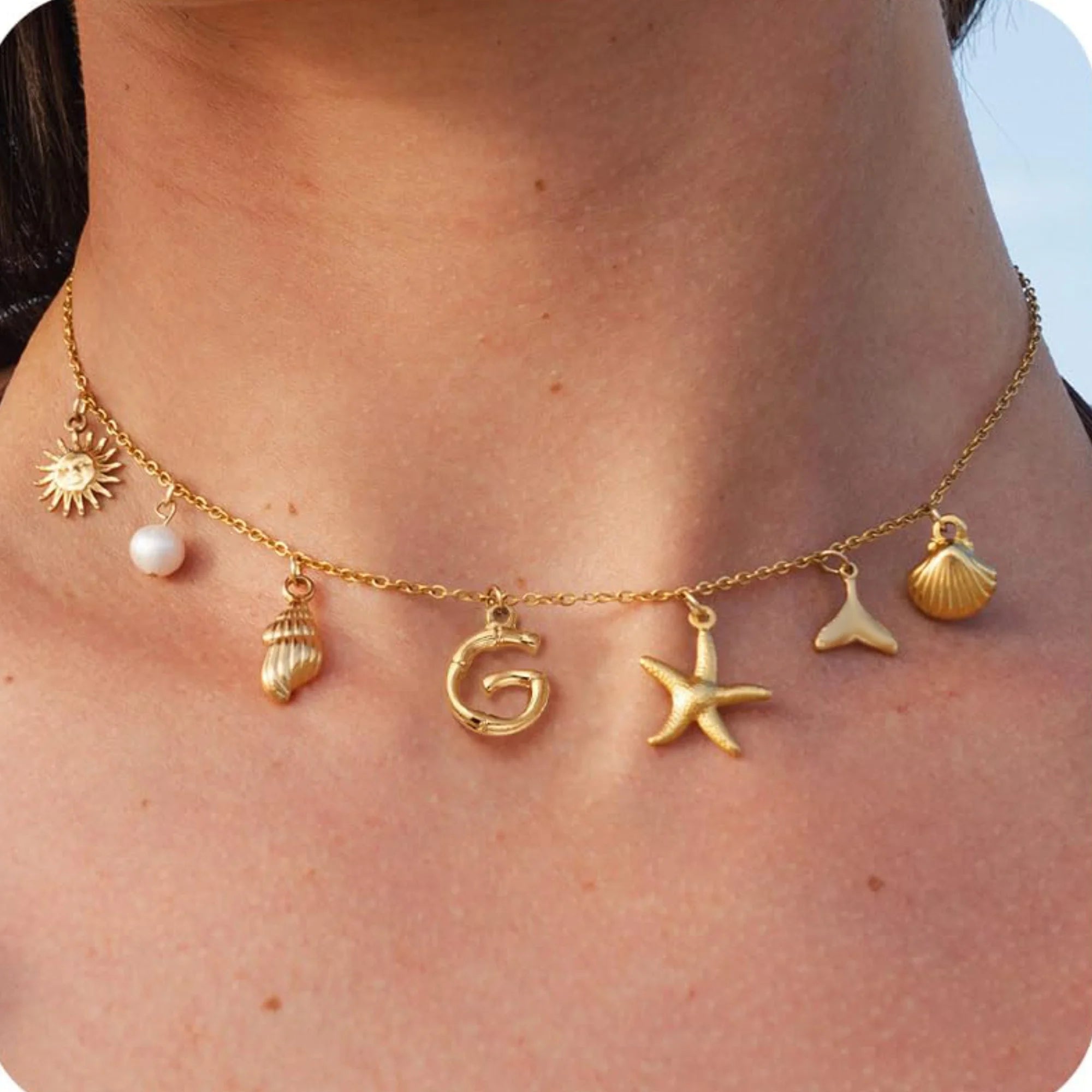18K Gold-Plated Starfish Necklace