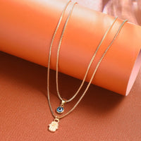 Evil Eye & Hamsa Necklace