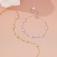 Crystal Flower Bracelet Chain Jewelry