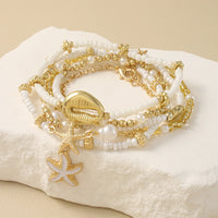 Shell Starfish Bead Set Beach