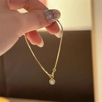 Zircon Charm Blade Chain S