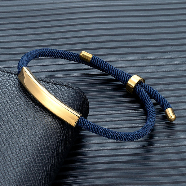 Rope Customize Id Bracelet