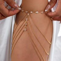 Rhinestone Starfish Thigh Chain