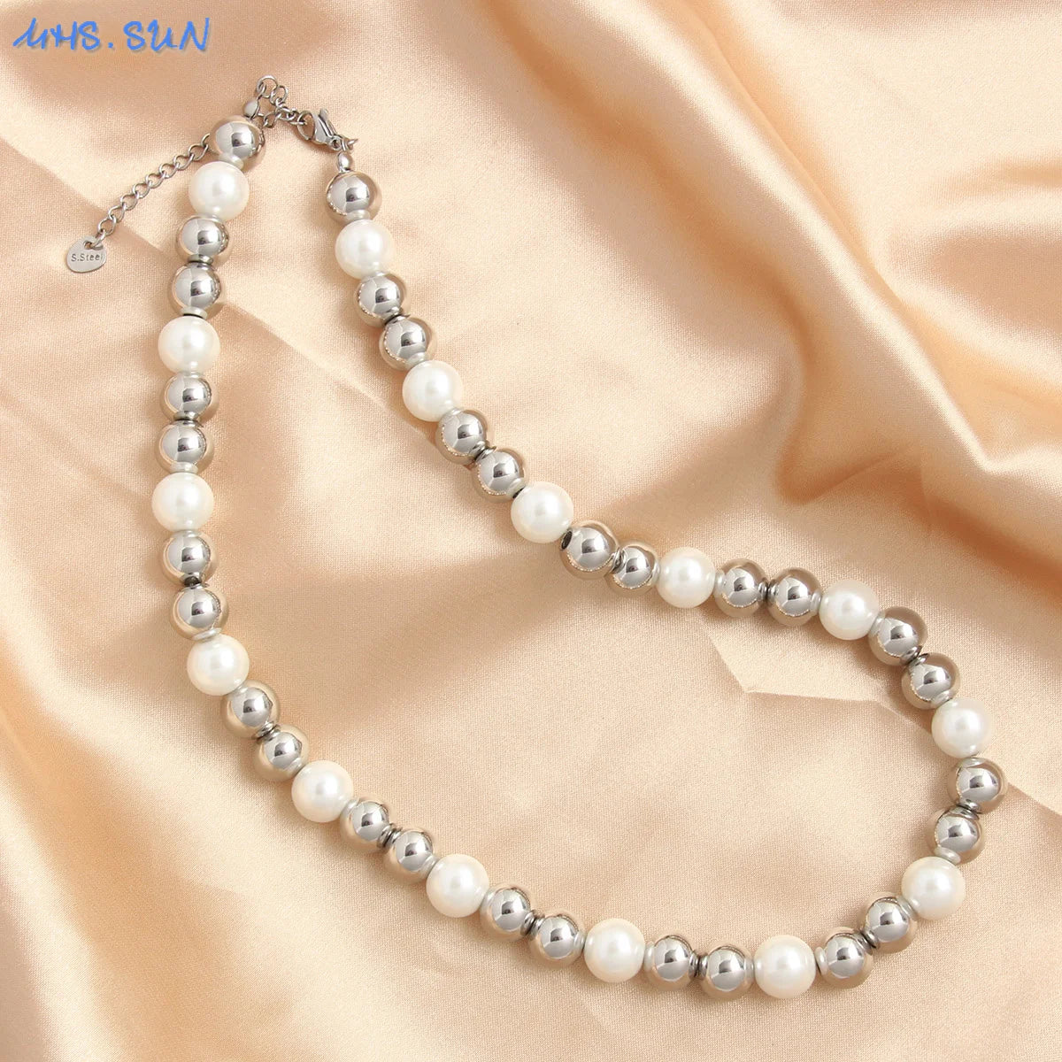 Gold Beaded Necklace