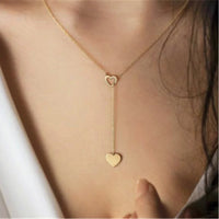 Hollow Star Pendant Necklace Drop