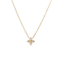316L Stainless Steel Simple Elegant Clover Zirconia Pendant Necklace For Women New Trendy Fine Neck Chain Jewelry Gift