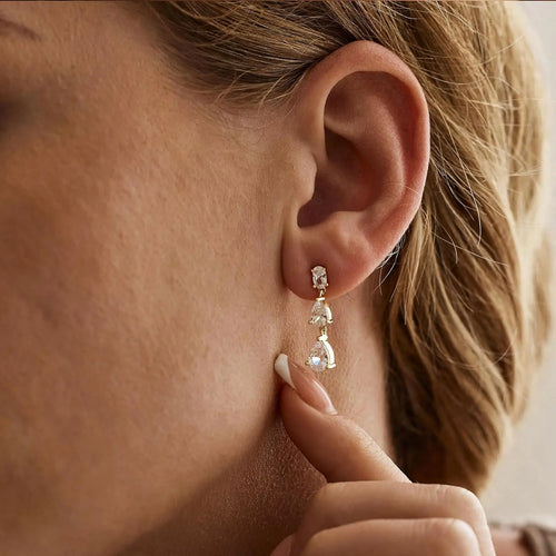 Crystal Drop Earrings
