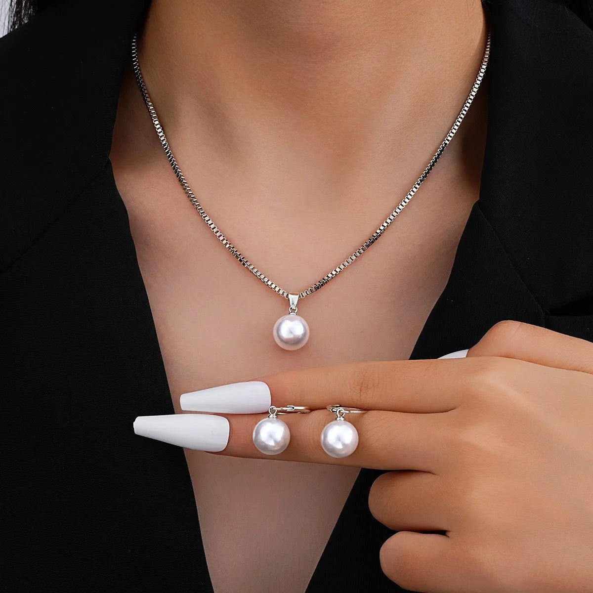 Faux Pearl Set