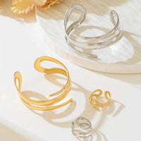 Wristcuff Irregular Twisted Bracelet Jewelry