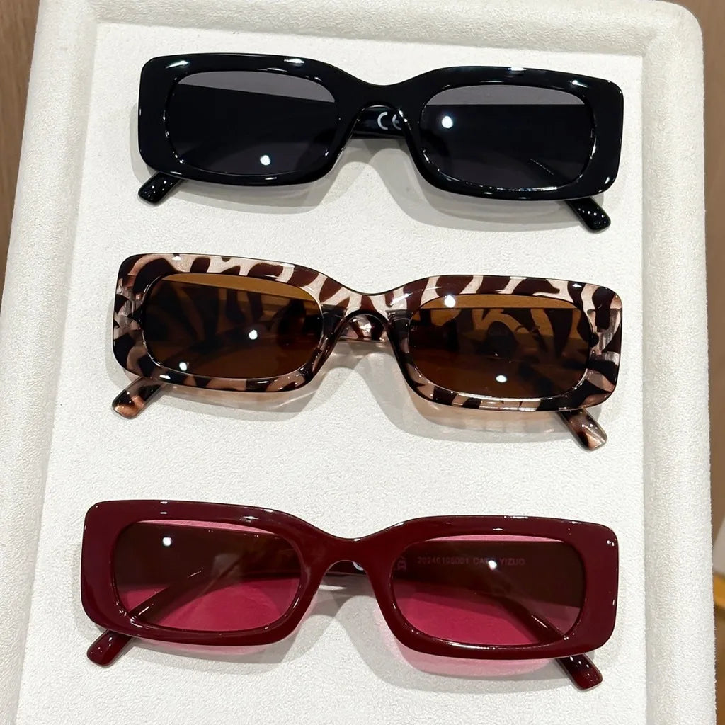 Square Sunglasses Red