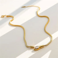Zircon Choker Necklace
