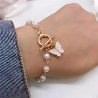 Butterfly Pearl Pendant Girl