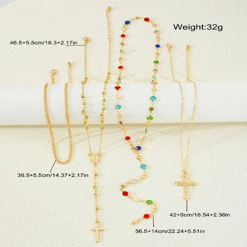 Crystal Cross Necklace