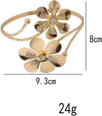 Cuff Bangle Coil Bracelet Butterfly