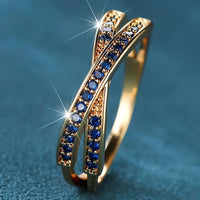 White Zircon Thin Rings Jewelry