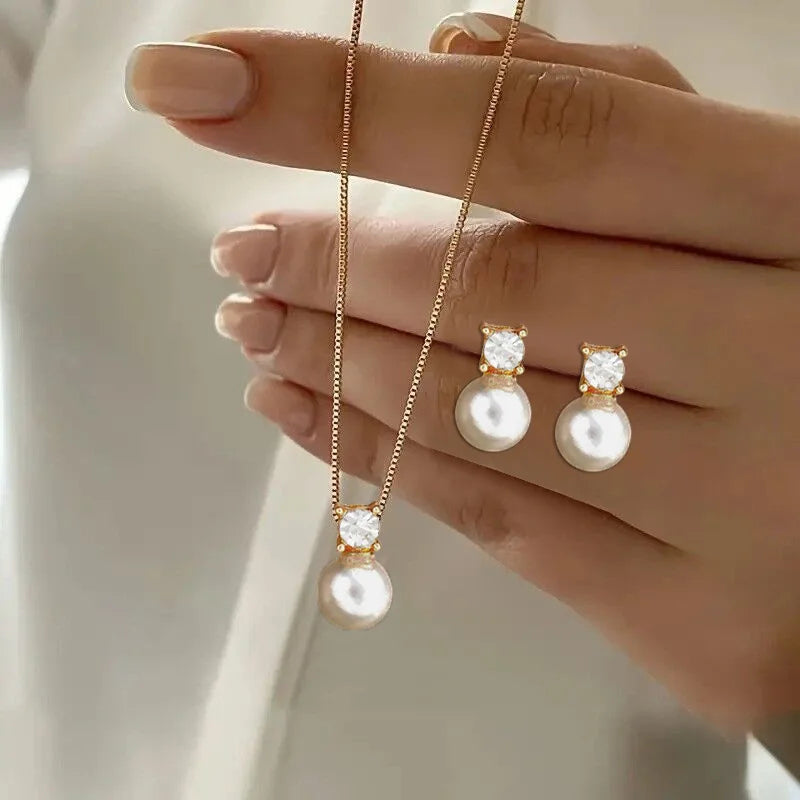 Faux Pearl Set