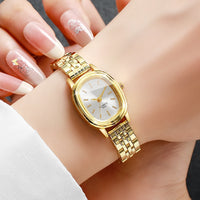 Elegant Oval Dial Women Quartz Watch Fashion Ladies Wristwatches Reloj Mujer Girls Clock Gift(Without Box)