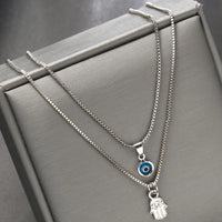 Evil Eye & Hamsa Necklace