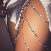 Rhinestone Thigh Harness