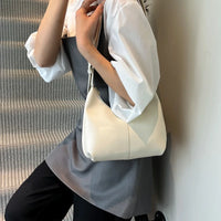 LEFTSIDE Small PU Leather Crossbody Bags for Women 2025 New Trend Retro Underarm Shoulder Bag Ladies Retro Handbags and Purses