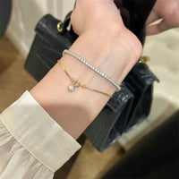 Zircon Charm Blade Chain S