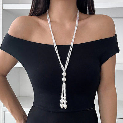 Pearl Tassel Necklace