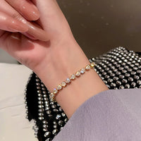 Droplet Shape Zircon Bracelet