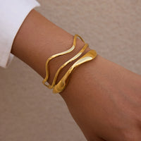 Wave Cuff Bracelet