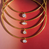 Zircon Collar Necklace