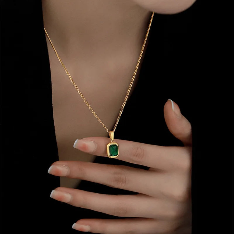 Crystal Pendant Necklace