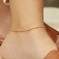 Beaded Charm Anklet