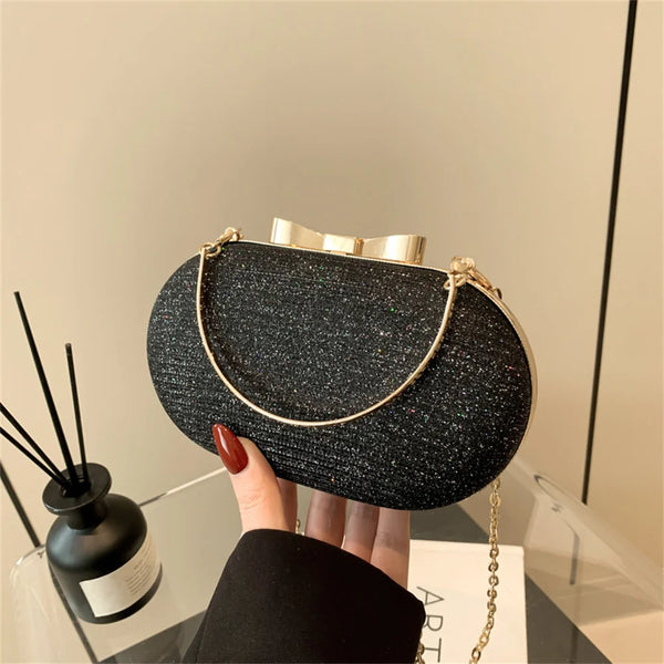 Glitter Evening Clutch Bag Top