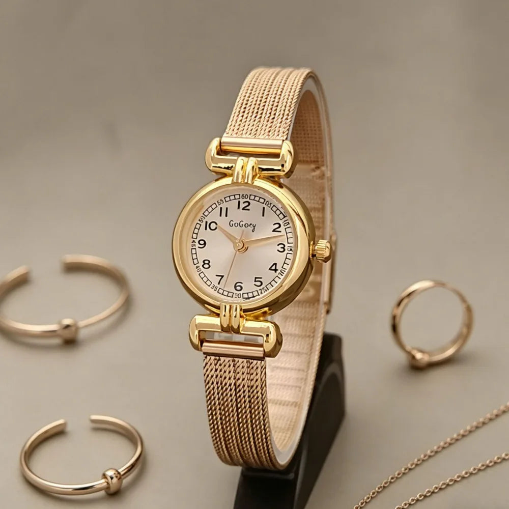 Round Dial Watch Adjustable