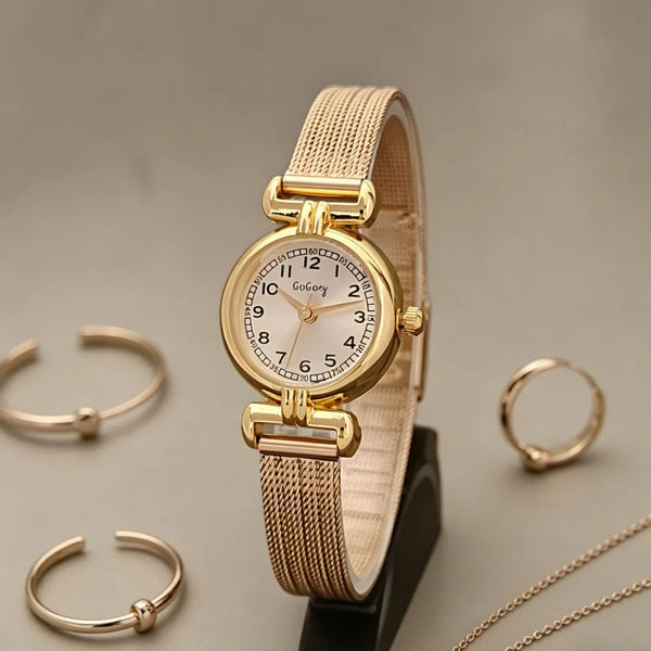 Round Dial Watch Adjustable
