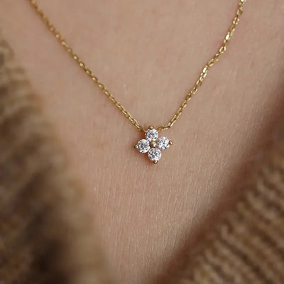 Stainless Steel Clover Necklace