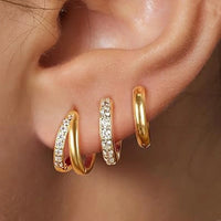 Zircon Hoop Trio