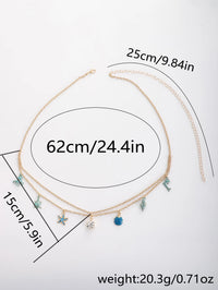 Ocean Charm Layered Waist Chain