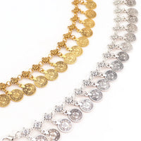 Retro Coin Tassel Waist Chain